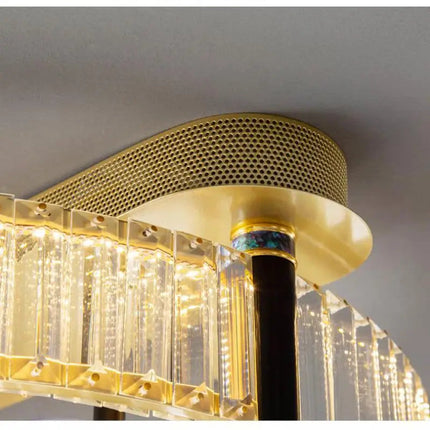 Plafonnier moderne en cristal pour intérieur élégant et lumineux — LZ7D9X
