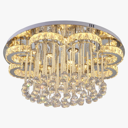 Plafonnier en cristal au design moderne pour éclairage élégant — LZ4X9T