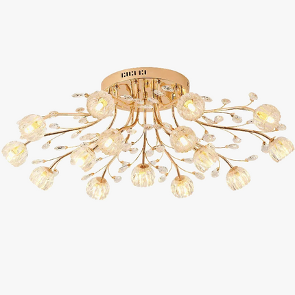 Plafonnier moderne en cristal pour éclairage luxueux — LZ4X9J2