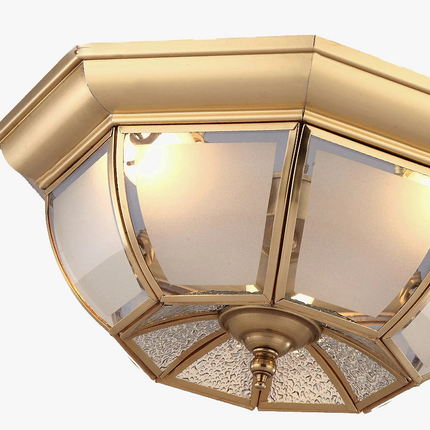 Plafonnier moderne en cuivre pour éclairage élégant — LZ4X9T2