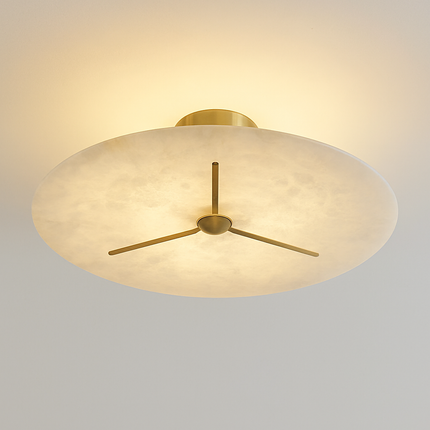 Plafonnier moderne en marbre et cuivre pour intérieur raffiné — LZ4X9Q2