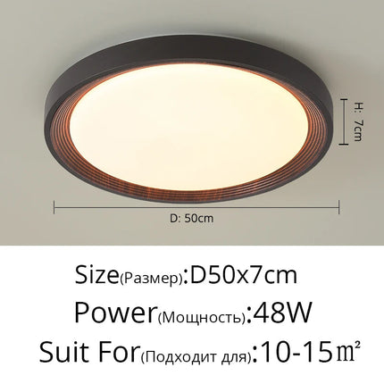 Plafonnier moderne en noyer pour chambre principale — LZ4X9T2