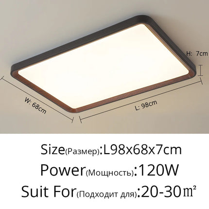 Plafonnier moderne en noyer pour chambre principale — LZ4X9T2