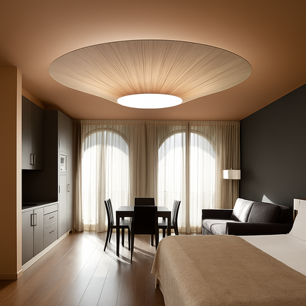Plafonnier moderne en tissu au design créatif pour intérieur élégant — LZ4X9M