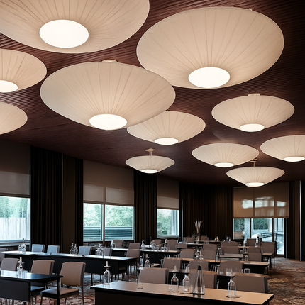 Plafonnier moderne en tissu au design créatif pour intérieur élégant — LZ4X9M