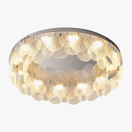 Plafonnier moderne en verre chromé design tendance — LZ4X9M