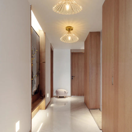 Plafonnier moderne en verre lumineux pour intérieur et extérieur — LZ4QX9