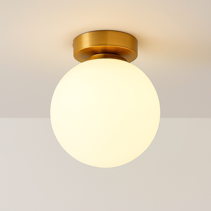 Plafonnier en verre au design moderne pour un éclairage raffiné — LZ4B7XQ