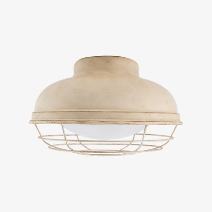 Plafonnier LED style loft avec cage métallique moderne — LZ4X9P