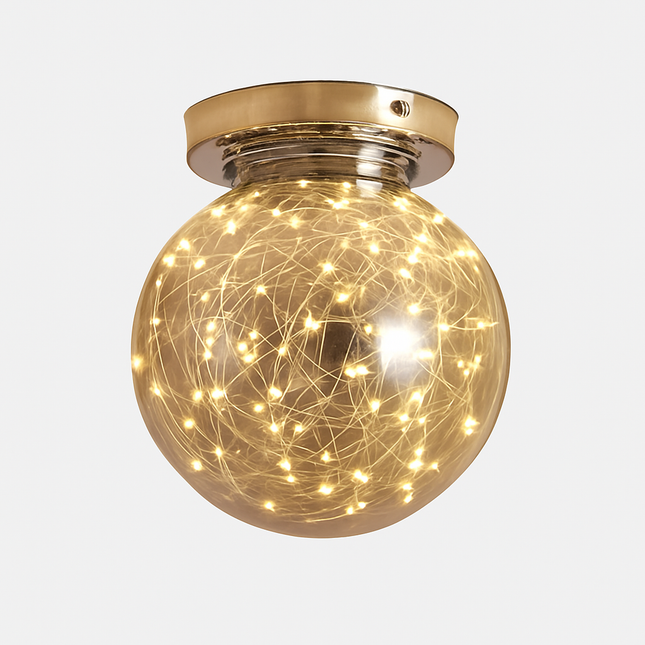 Plafonnier LED moderne avec globe en verre Duna — LZ4X9T1