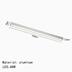 120cm-Blanc / Intensité variable