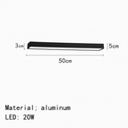 50 cm-noir / Intensité variable
