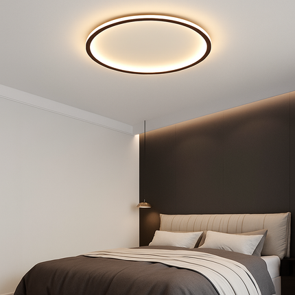 Plafonnier LED moderne en anneau métallique Marisol — LZ4P9XJ