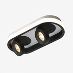 20W Noir - Dimmable / 3000k - Chaude