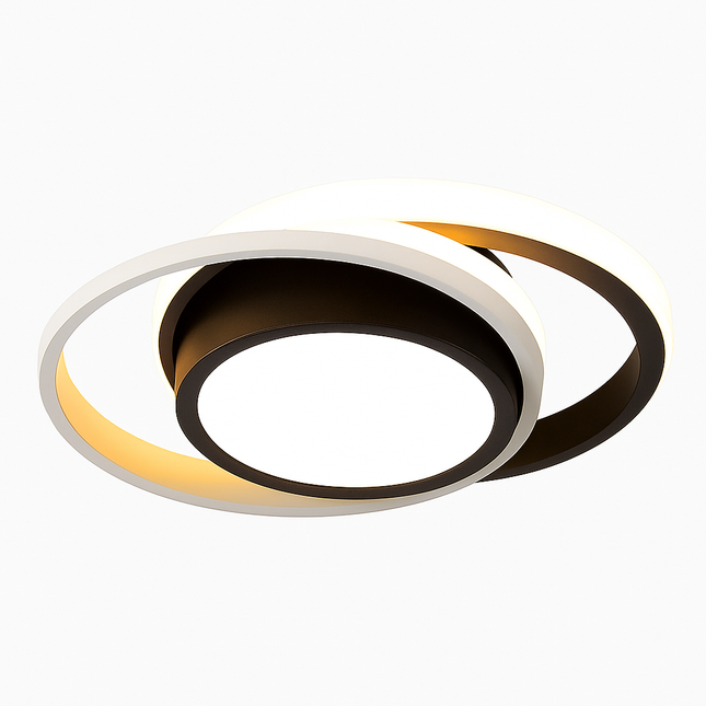 Plafonnier LED rond en métal style moderne Mosskolin — LZ4X9P2