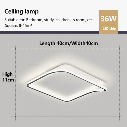 Plafonnier LED moderne pour décoration intérieure lumineuse — LZ4X9P2
