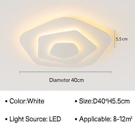 Plafonnier LED moderne pour salon, chambre et salle d’étude — LZ4X9P2