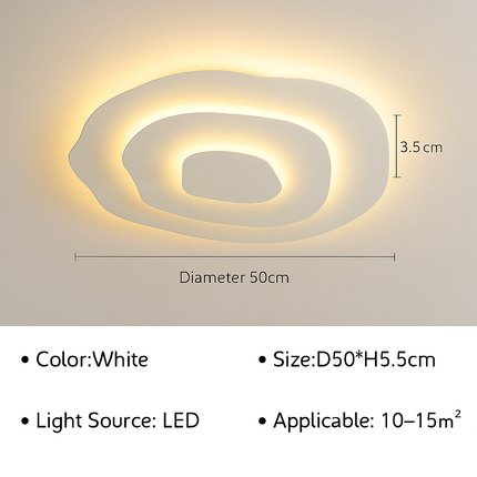 Plafonnier LED moderne pour salon, chambre et salle d’étude — LZ4X9P2