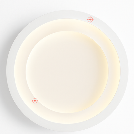 Plafonnier LED moderne pour salon, chambre et salle d'étude — LZ4X9P2
