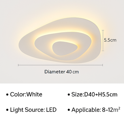 Plafonnier LED moderne pour salon, chambre et salle d’étude — LZ4X9P2