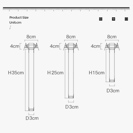 Plafonnier LED rotatif au design moderne pour intérieur — LZ4P9XJ