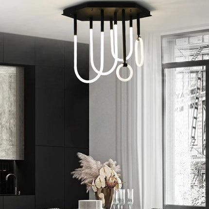 Plafonnier minimaliste moderne pour intérieur et extérieur — LZ4X9J