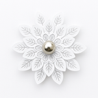BLANC / Diamètre 25 cm