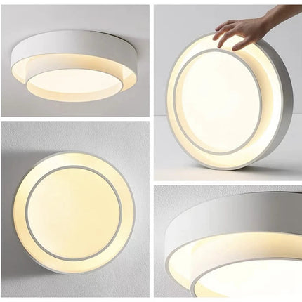 Plafonnier rond au design moderne pour éclairage nordique créatif — LZ4X9M