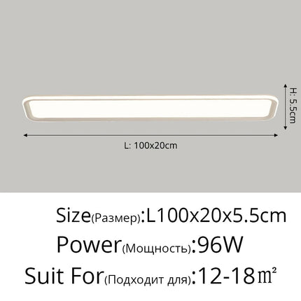 Plafonnier nordique simple pour balcon et entrée — LZ4T9XQ