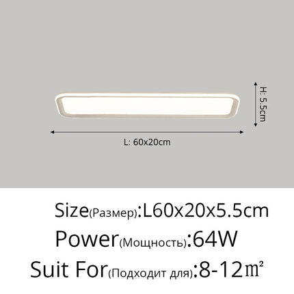 Plafonnier nordique simple pour balcon et entrée — LZ4T9XQ