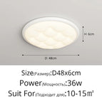 Blanc D48x6cm 36W / Luminosité variable