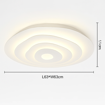 Plafonnier multicouche au design original et forme irrégulière — LZ4X9P2Q