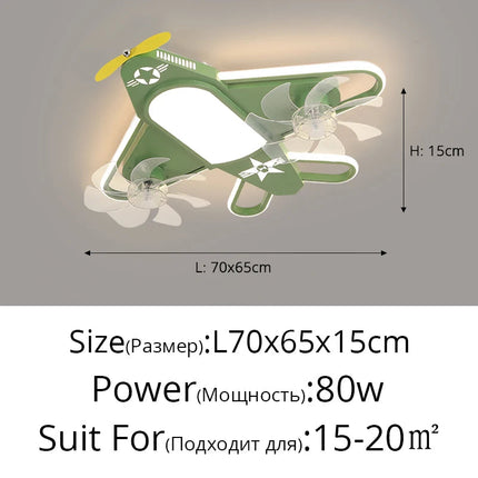 Plafonnier LED nordique avion pour chambre d’enfant moderne — LZ4X9T1