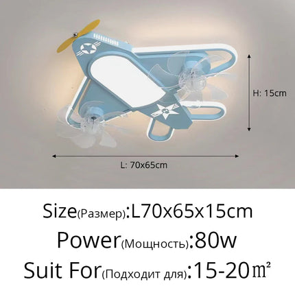Plafonnier LED nordique avion pour chambre d’enfant moderne — LZ4X9T1