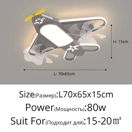 Plafonnier LED nordique avion pour chambre d’enfant moderne — LZ4X9T1