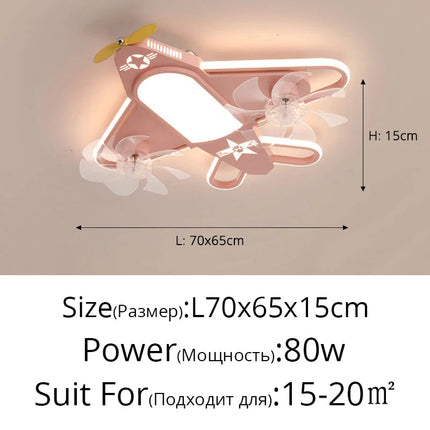 Plafonnier LED nordique avion pour chambre d’enfant moderne — LZ4X9T1