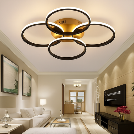Plafonnier LED annulaire style nordique moderne — LZ4X9T2
