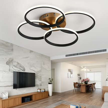 Plafonnier LED annulaire style nordique moderne — LZ4X9T2