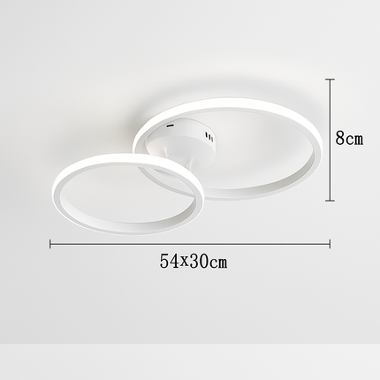 Plafonnier LED annulaire style nordique moderne — LZ4X9T2