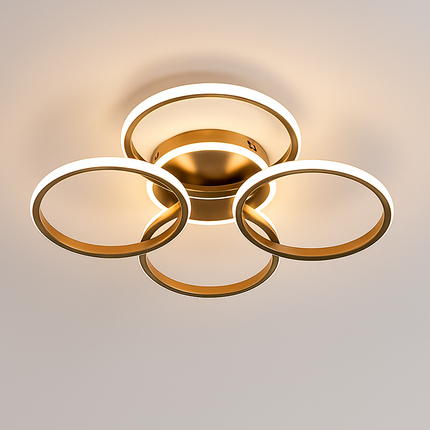 Plafonnier LED annulaire style nordique moderne — LZ4X9T2