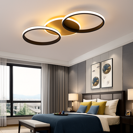 Plafonnier LED annulaire style nordique moderne — LZ4X9T2
