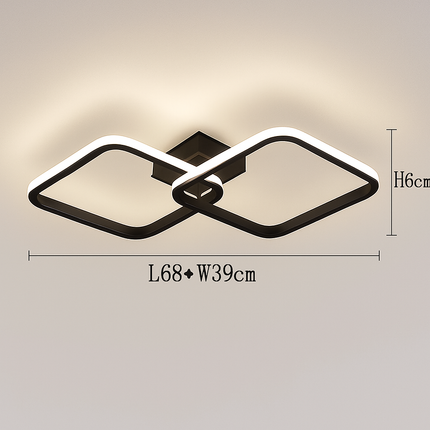 Plafonnier LED annulaire style nordique moderne — LZ4X9T2