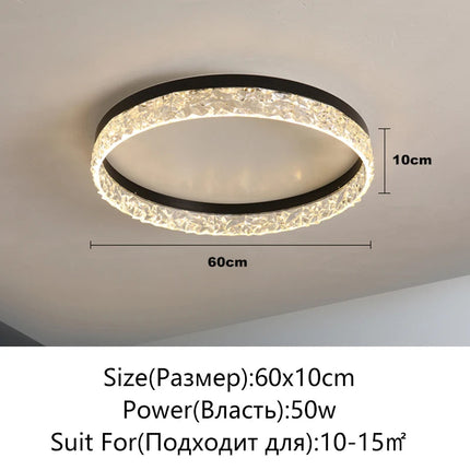 Plafonnier LED moderne nordique réglable et lumineux — LZ4X9J