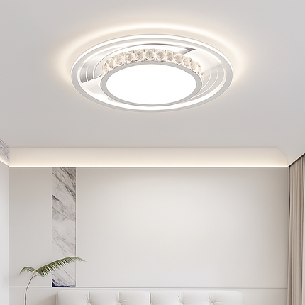 Plafonnier nordique luxueux en cristal design simple — LZ4X9QJ