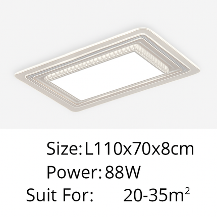 Plafonnier nordique luxueux en cristal design simple — LZ4X9QJ
