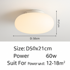 Style C 50CM / Cool White No Remote