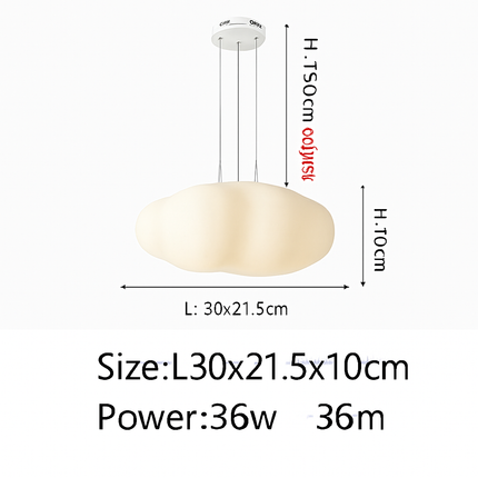 Plafonnier créatif en forme de nuage pour chambre d’enfant — LZ4X9T2