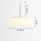 Style D 35CM / Cool White No Remote