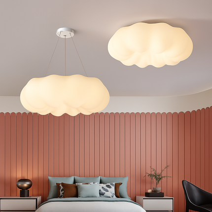 Plafonnier créatif en forme de nuage pour chambre d’enfant — LZ4X9T2