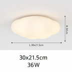 Style A 30CM / Cool White No Remote